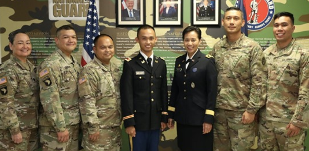 Mallari becomes newest officer in Guam Army National Guard